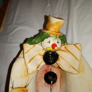 Zampiva signed Italian Porcelain Vintage Clown Dish